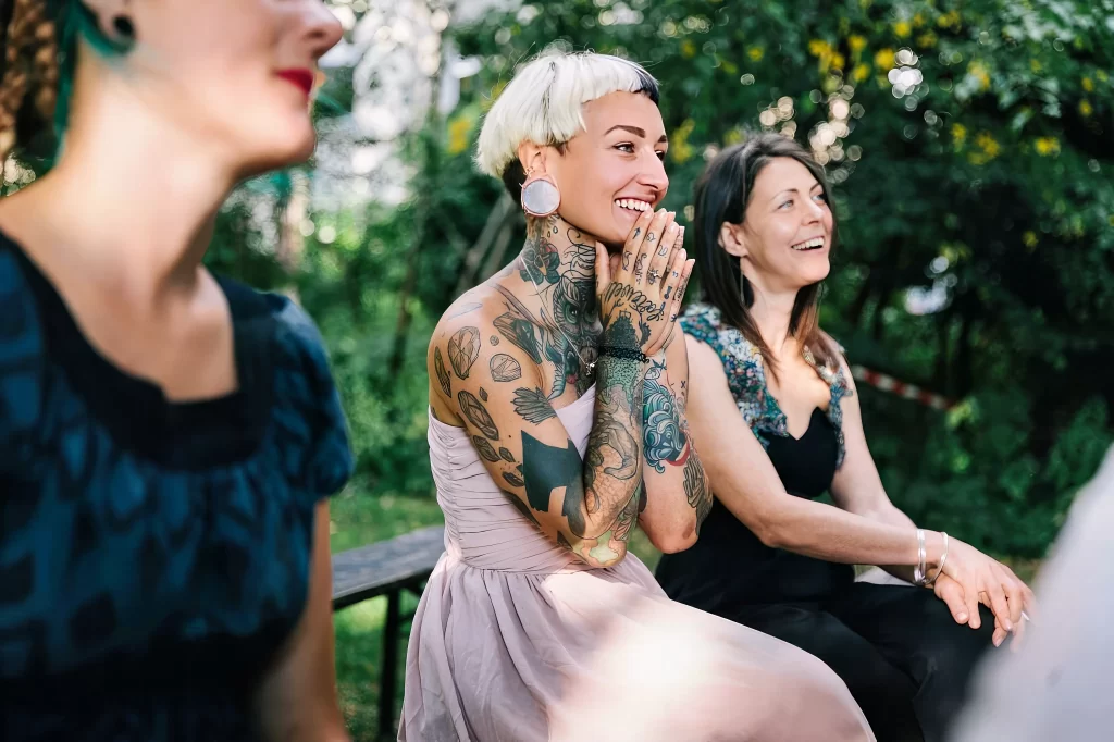Norfolk Wedding videos guests tattos