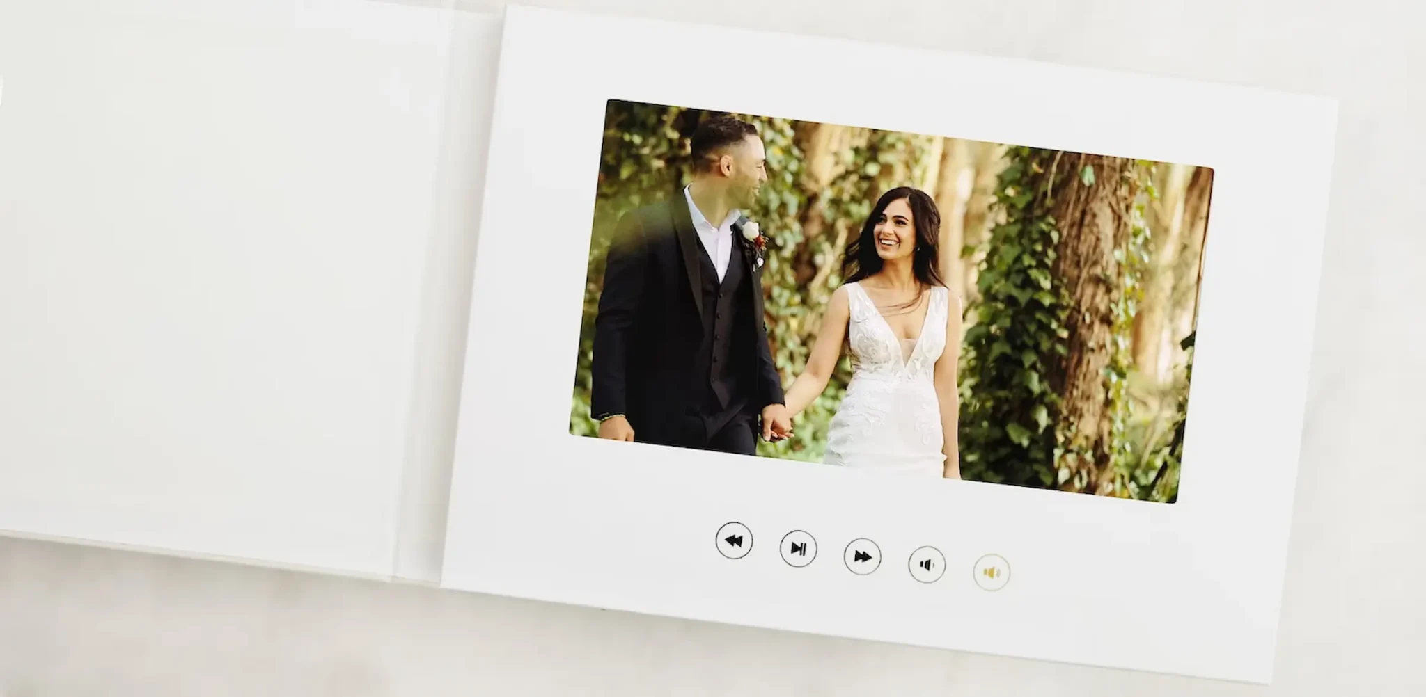 Our Wedding Video Book Digital Video Frame