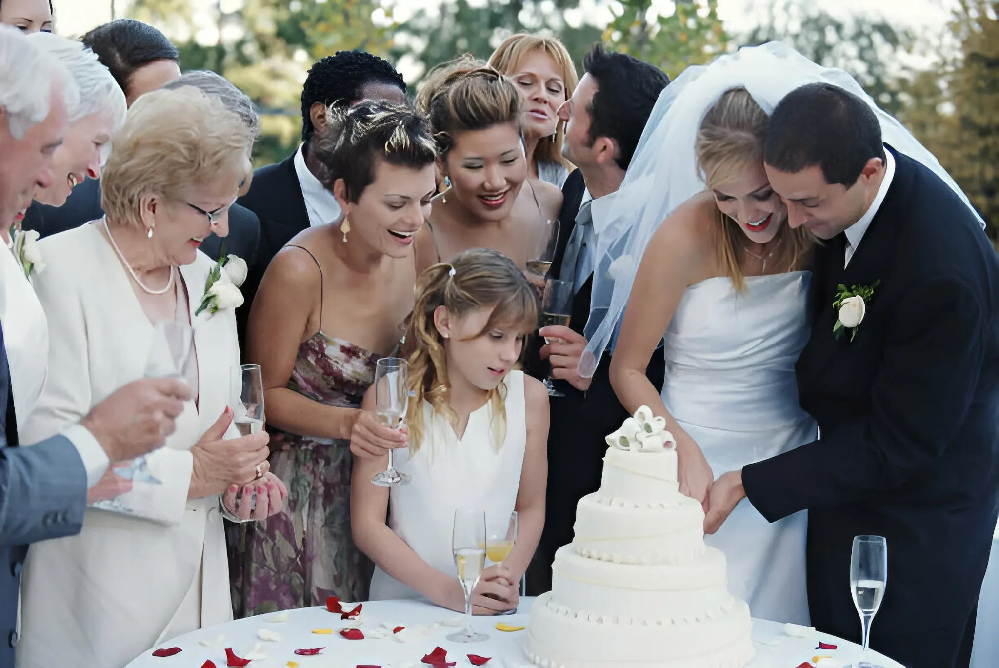Wedding Photography Suffolk Bride Cutting Cake